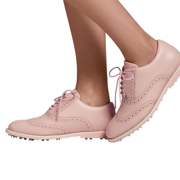 G/Fore Shoes - G/Fore blush pink brogue gallivanter women’s golf shoes